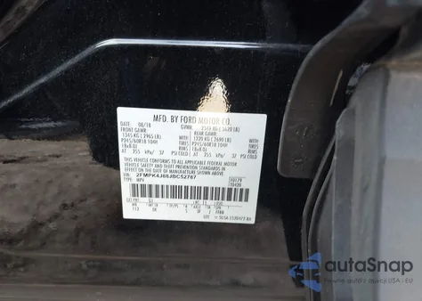 2018 Ford Edge Sel z USA, uszkodzony, nr VIN 2FMPK4J88JBC52787